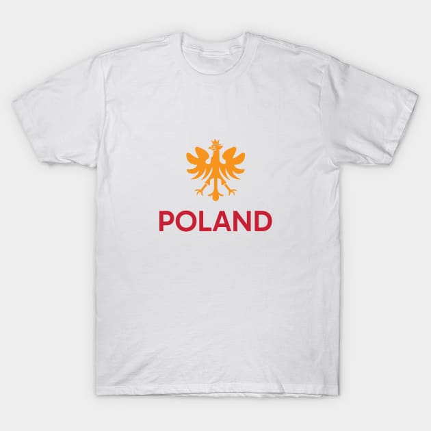 Poland National Symbol T-Shirt by kindacoolbutnotreally